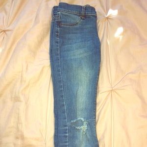 Old Navy small ripped jeggings